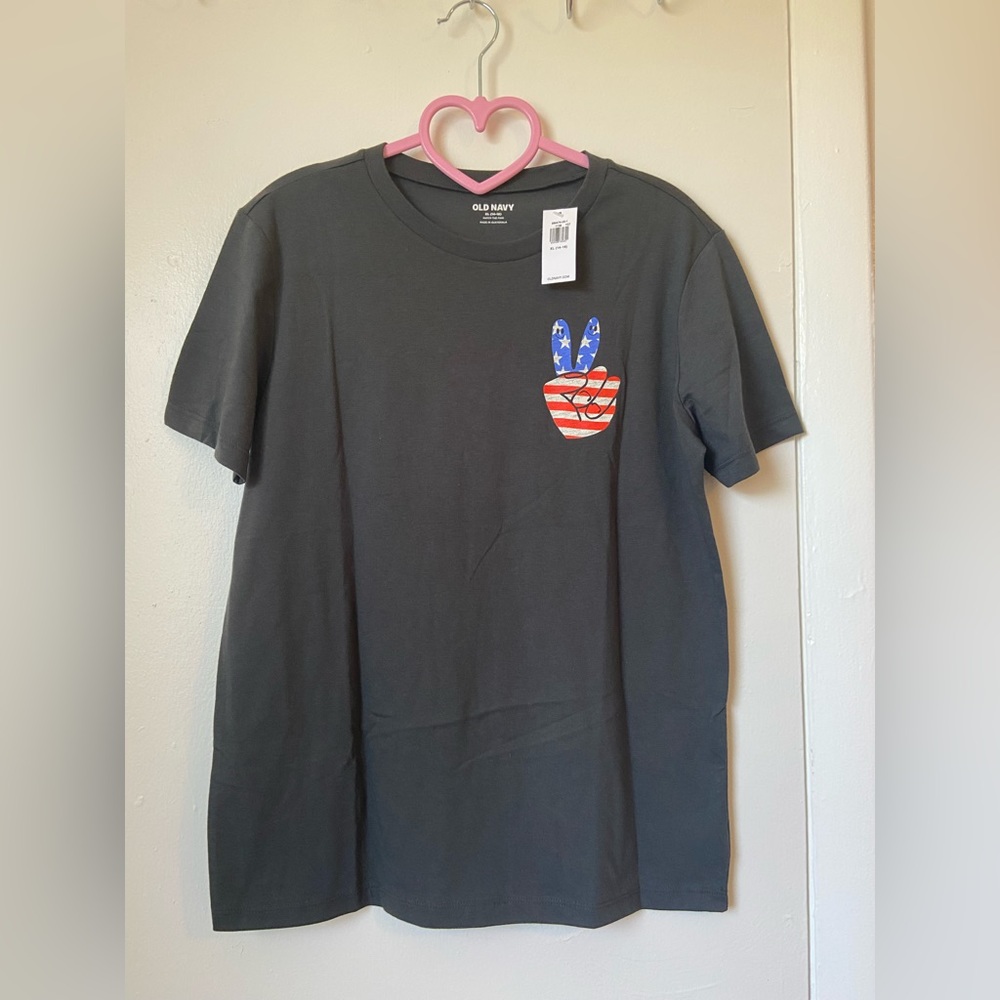 Old Navy - Kids Better Together USA Peace Sign Shirt